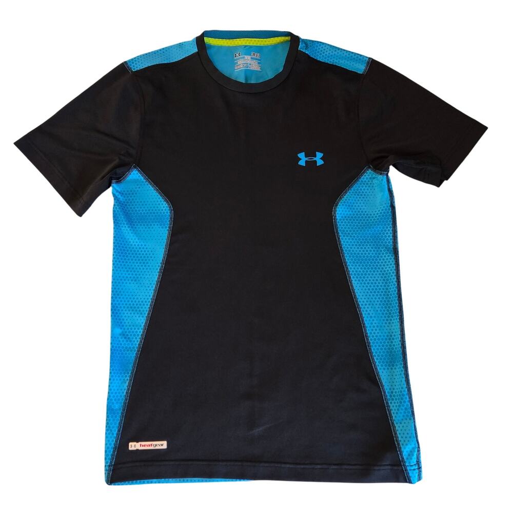 Under Armour Heatgear Men's Fitted Short Sleeve Workout Shirt Small